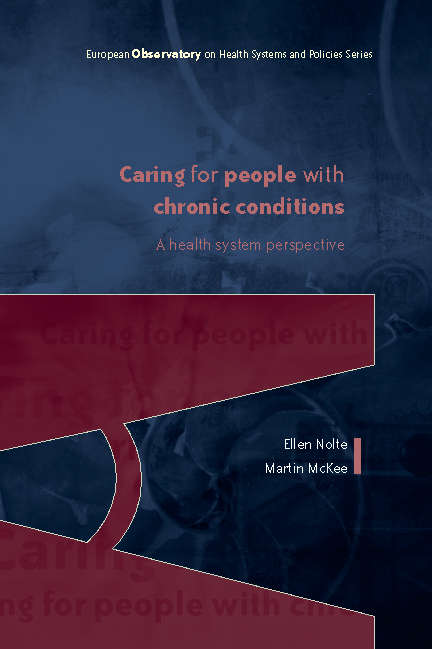 Book cover of Caring for People with Chronic Conditions: A Health System Perspective (UK Higher Education OUP  Humanities & Social Sciences Health & Social Welfare)
