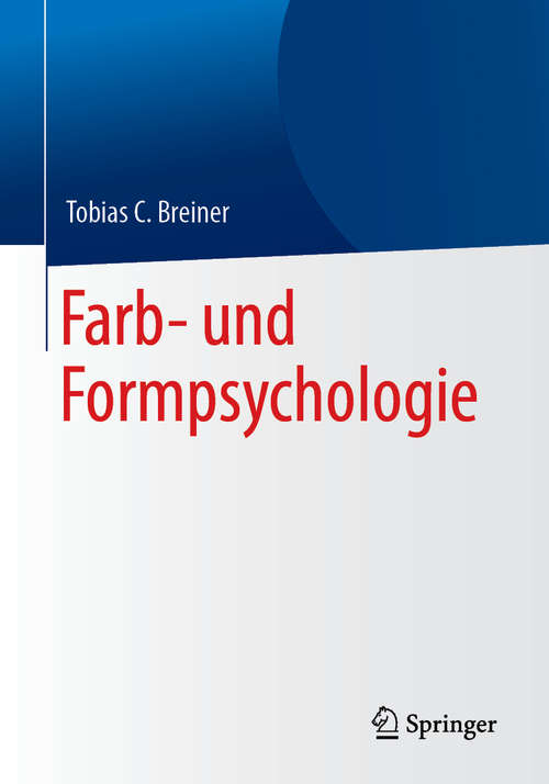 Book cover of Farb- und Formpsychologie