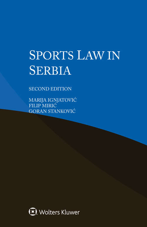 Book cover of Sports Law in Serbia (2)