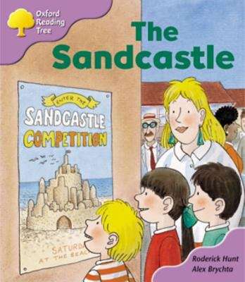 Book cover of Oxford Reading Tree, Stage 1+, More First Sentences B: The Sandcastle (2005 edition)