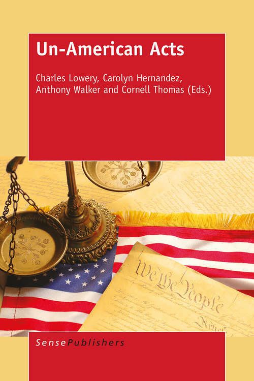 Book cover of Un-American Acts (1st ed. 2016)