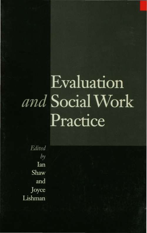 Book cover of Evaluation and Social Work Practice (PDF)