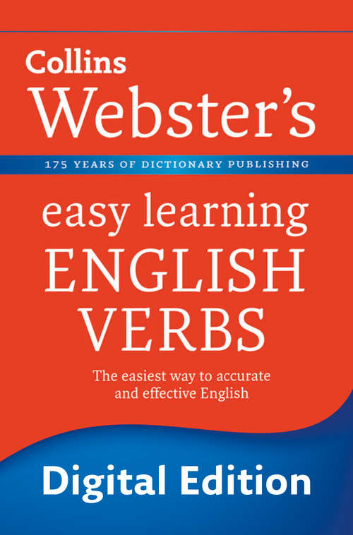 Book cover of English Verbs (ePub edition) (Collins Webster’s Easy Learning)