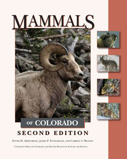 Book cover of Mammals of Colorado, Second Edition (2)