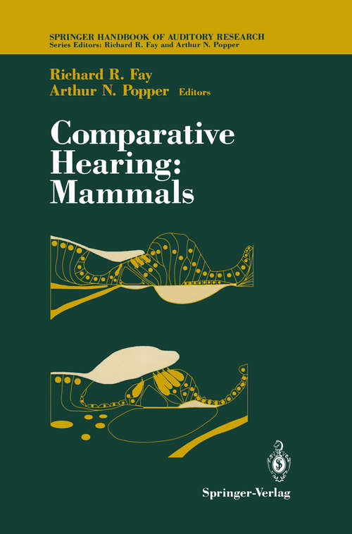 Book cover of Comparative Hearing: Mammals (1994) (Springer Handbook of Auditory Research #4)