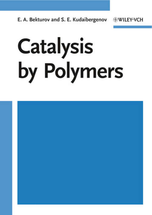 Book cover of Catalysis by Polymers