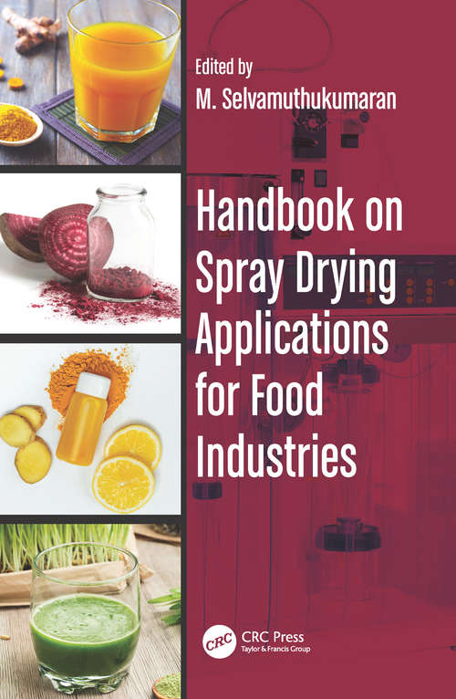 Book cover of Handbook on Spray Drying Applications for Food Industries