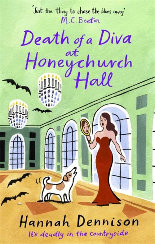 Book cover of Death of a Diva at Honeychurch Hall (Honeychurch Hall)