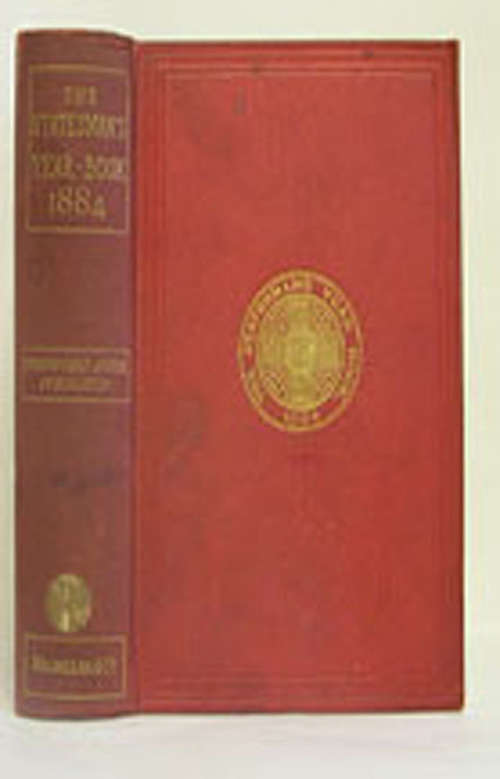 Book cover of The Statesman's Year-Book (21th ed. 1884) (The Statesman's Yearbook)