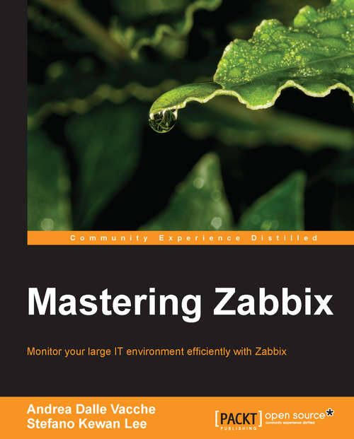 Book cover of Mastering Zabbix