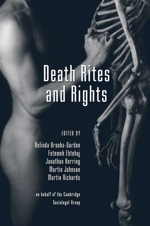 Book cover of Death Rites and Rights
