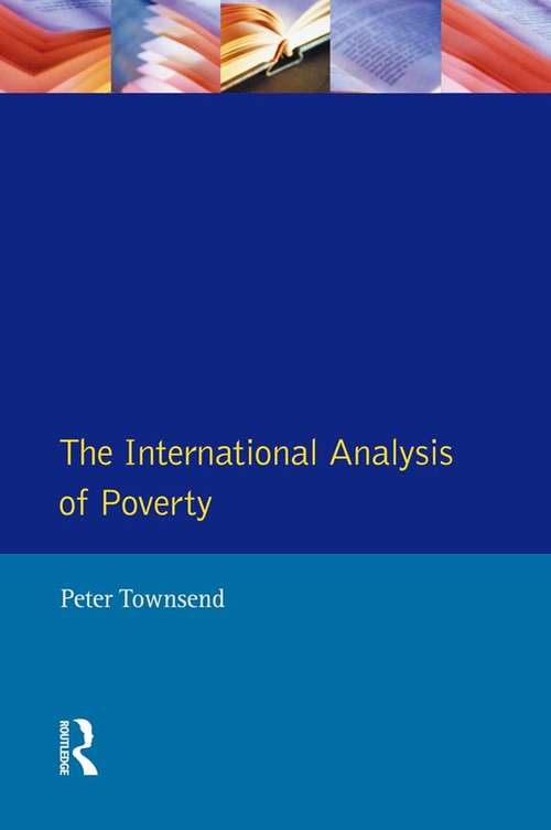 Book cover of International Analysis Poverty