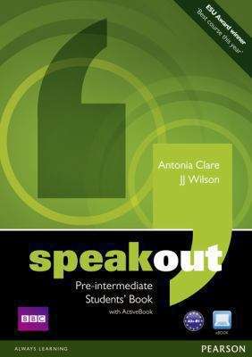 Book cover of Speakout Pre-intermediate Students Book: With Active Book