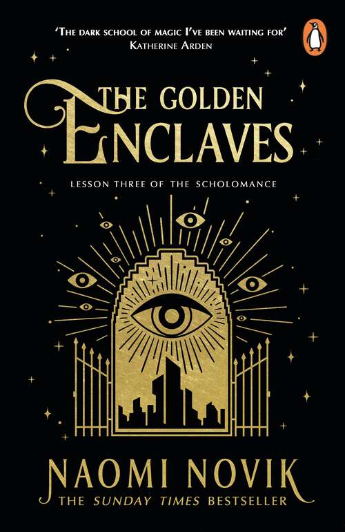 Book cover of The Golden Enclaves: TikTok made me read it