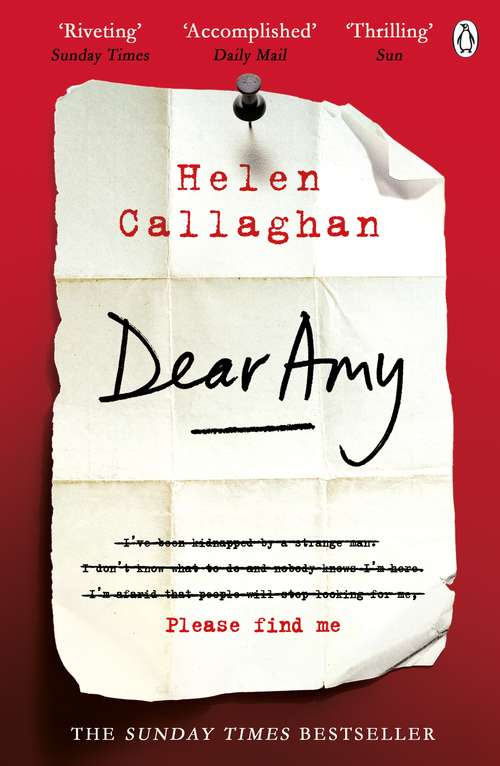Book cover of Dear Amy: The Sunday Times Bestselling Psychological Thriller