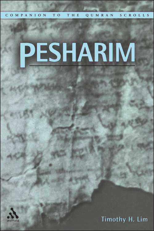 Book cover of Pesharim (Companion to the Qumran Scrolls)