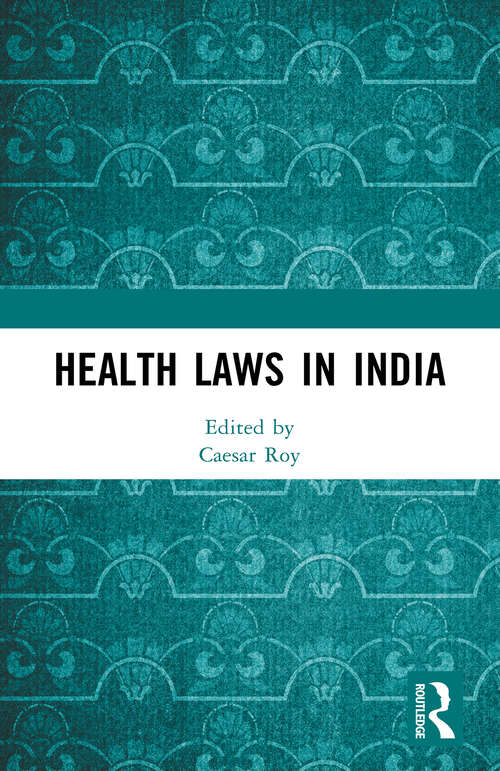 Book cover of Health Laws in India