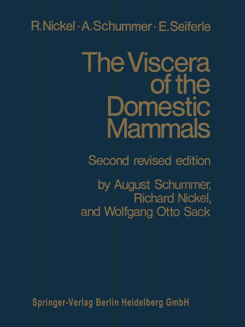 Book cover of The Viscera of the Domestic Mammals (1979)
