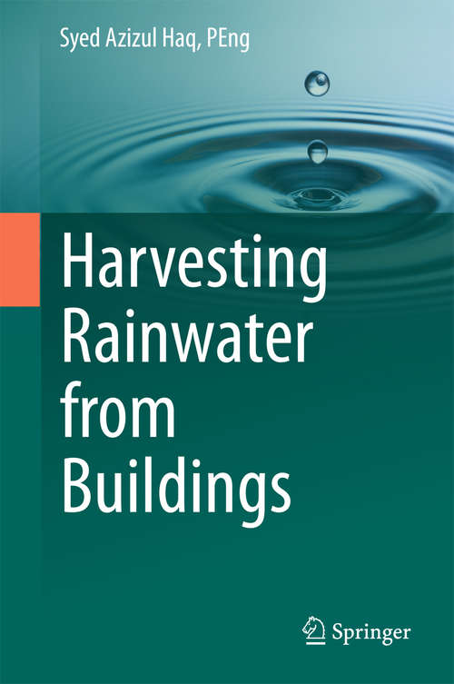 Book cover of Harvesting Rainwater from  Buildings
