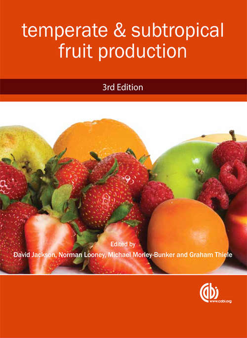 Book cover of Temperate and Subtropical Fruit Production