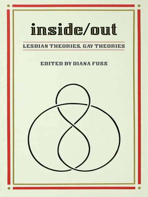 Book cover of Inside/Out: Lesbian Theories, Gay Theories