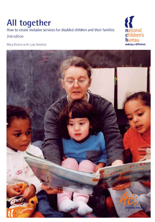 Book cover of All Together: How to create inclusive services for disabled children and their families (PDF)