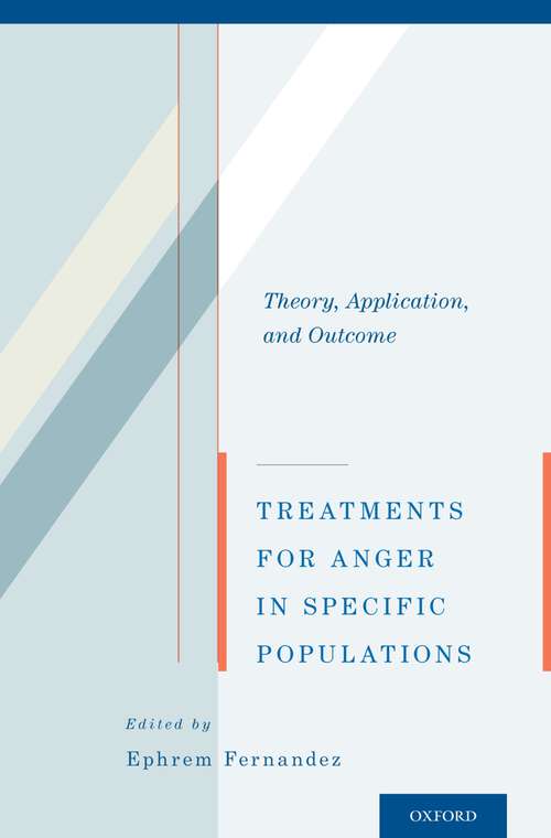 Book cover of Treatments for Anger in Specific Populations: Theory, Application, and Outcome