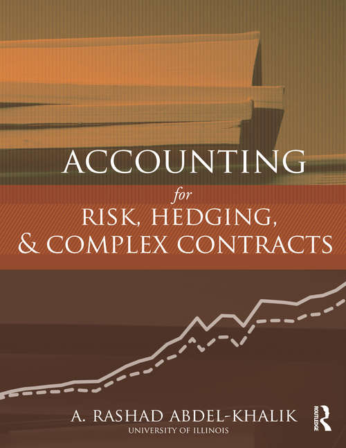 Book cover of Accounting for Risk, Hedging and Complex Contracts