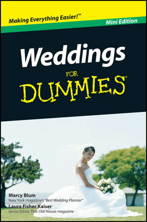 Book cover of Weddings For Dummies, Mini Edition