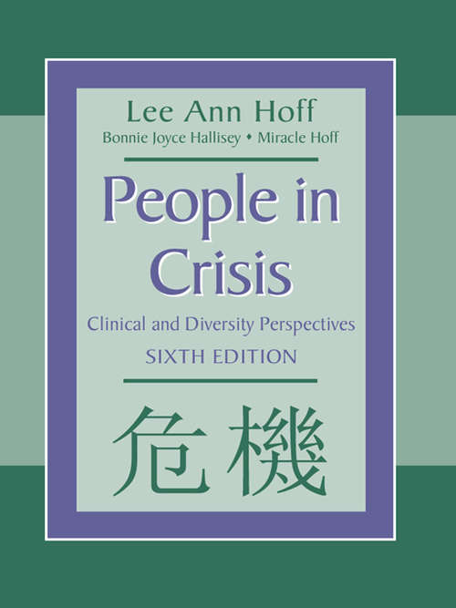 Book cover of People in Crisis: Clinical and Diversity Perspectives