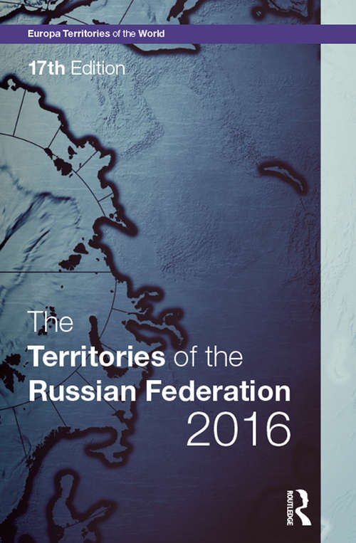 Book cover of The Territories of the Russian Federation 2016