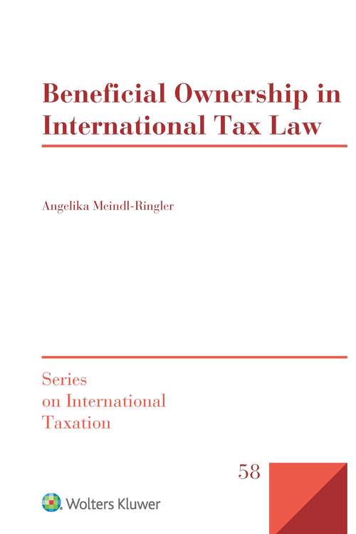 Book cover of Beneficial Ownership in International Tax Law (Series on International Taxation)