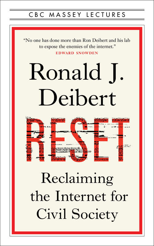Book cover of Reset: Reclaiming the Internet for Civil Society (The CBC Massey Lectures)