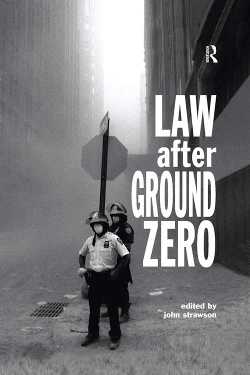 Book cover of Law after Ground Zero