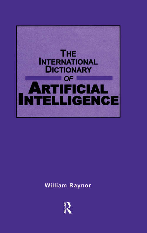 Book cover of International Dictionary of Artificial Intelligence