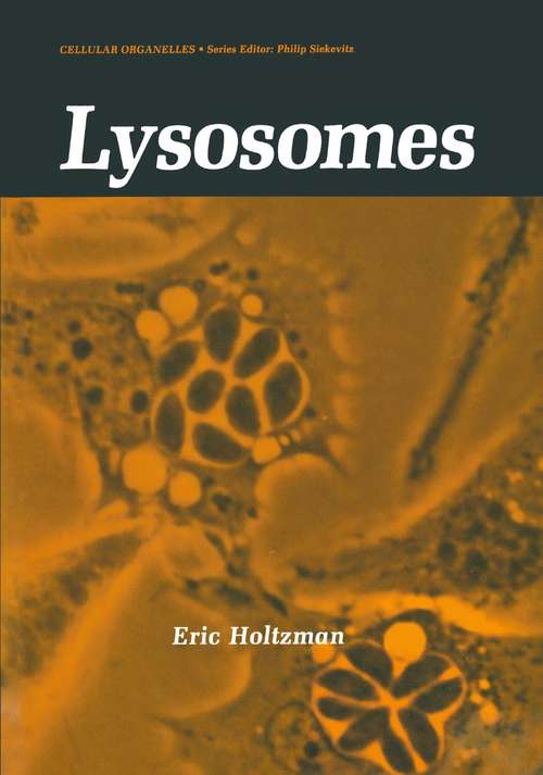 Book cover of Lysosomes (1989) (Cellular Organelles)