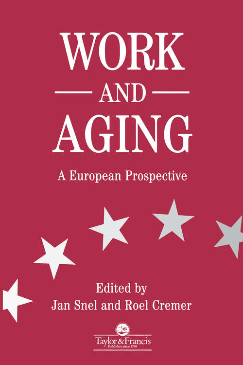 Book cover of Work and Aging: A European Prospective