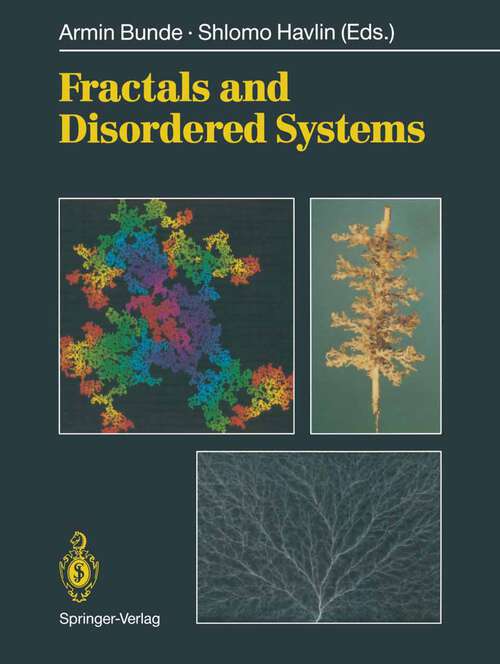 Book cover of Fractals and Disordered Systems (1991)