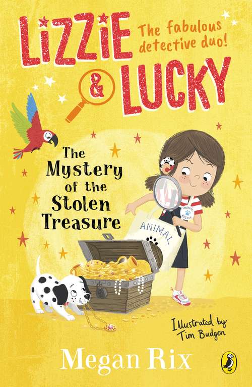Book cover of Lizzie and Lucky: The Mystery of the Stolen Treasure