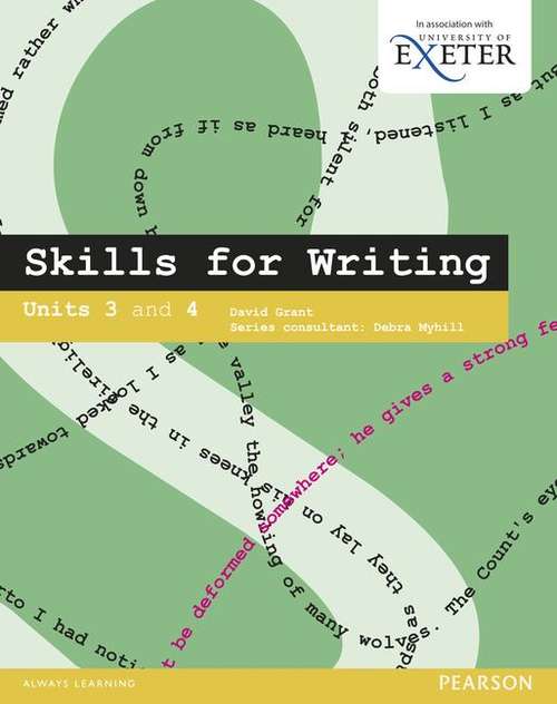 Book cover of Skills for Writing Units 3 and 4 (PDF)
