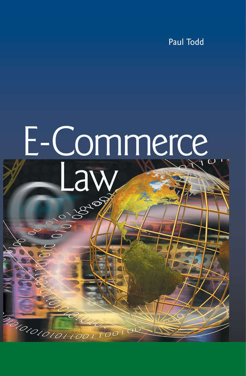 Book cover of E-Commerce Law