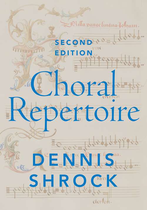 Book cover of Choral Repertoire