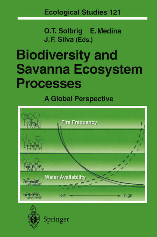 Book cover of Biodiversity and Savanna Ecosystem Processes: A Global Perspective (1996) (Ecological Studies #121)