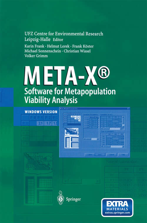 Book cover of META-X®-Software for Metapopulation Viability Analysis (2003)