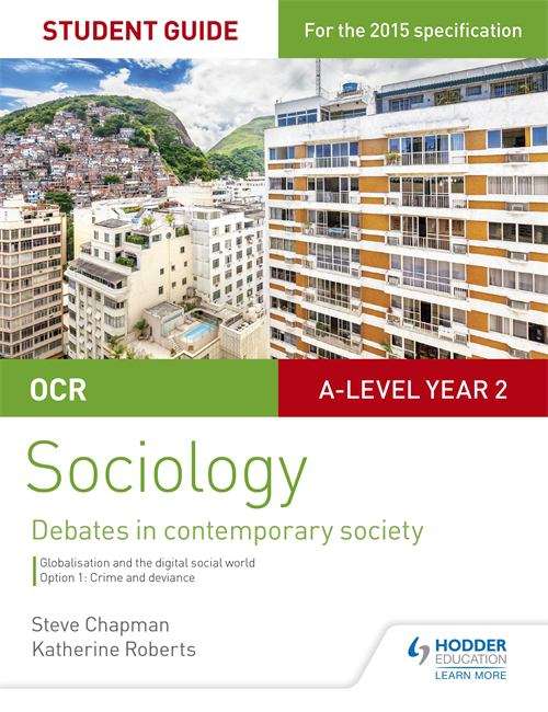 Book cover of OCR A Level Sociology Student Guide 3: Globalisation and the digital social world; Crime and deviance (PDF)