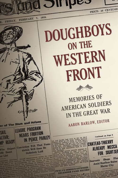 Book cover of Doughboys on the Western Front: Memories of American Soldiers in the Great War