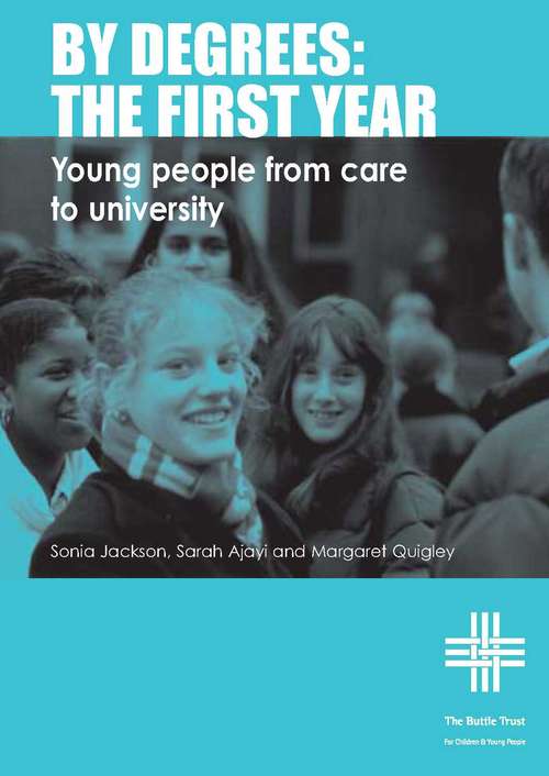 Book cover of By Degrees: From care to university (PDF)