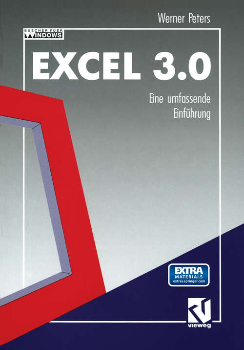 Book cover of Excel 3.0: Eine umfassende Einführung (1991)