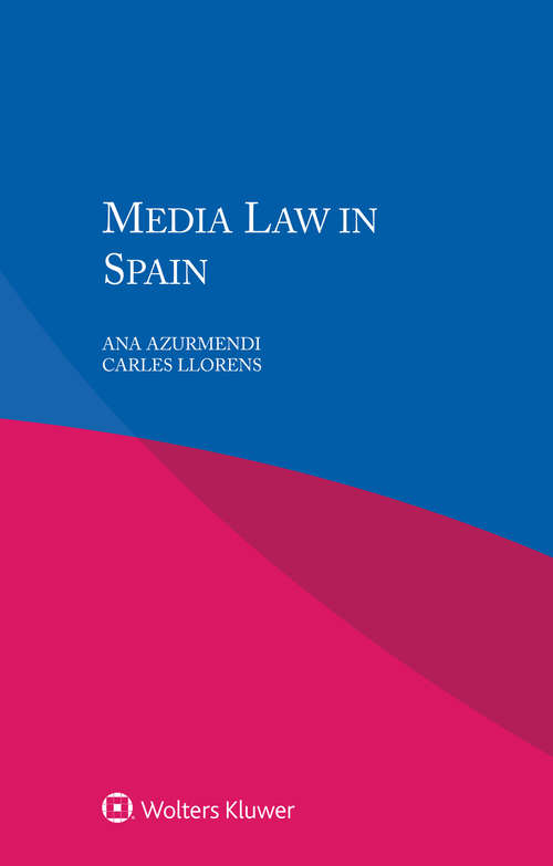Book cover of Media Law in Spain