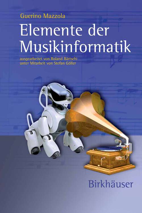 Book cover of Elemente der Musikinformatik (1. Aufl. 2006)